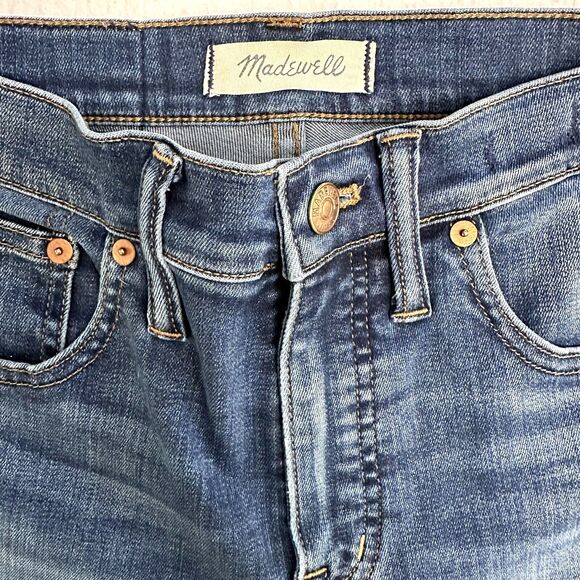 Madewell 10" High Rise Skinny Jeans Womens 27x27 Lyocell Blend Stretch Ankle - Picture 4 of 12